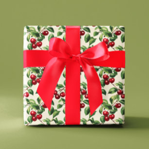 Vintage Cherries Wrapping Paper