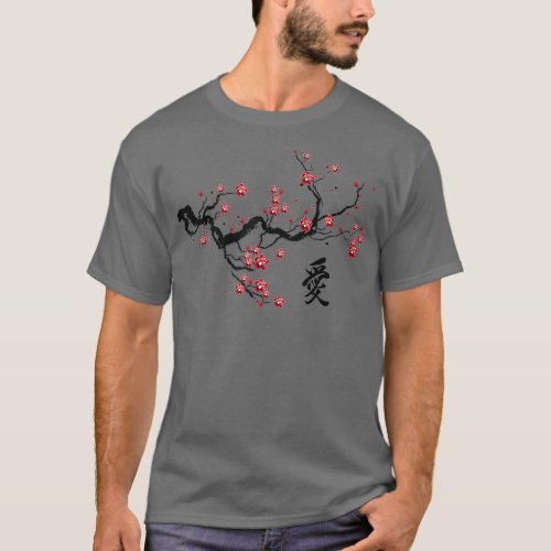 Vintage Cherry Blossom Japanese Culture al Art Gif T_Shirt