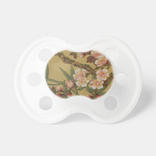 Vintage Cherry Blossoms Asian Japanese Flowers Pacifier