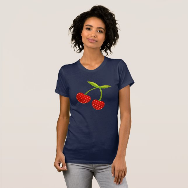 Vintage Cherry illustration T-Shirt (Front Full)