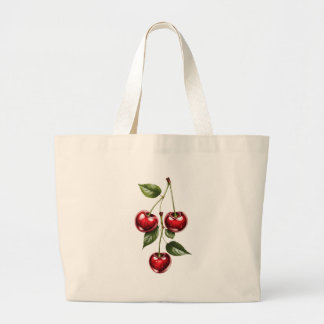 Vintage Cherry Illustration Tote Bag
