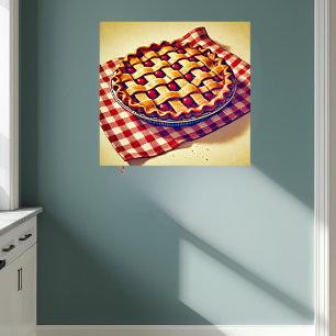 Vintage Cherry Pie Poster
