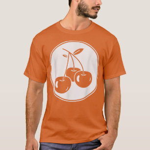 Vintage Cherry Triple Cherries Fruit Lover T-Shirt
