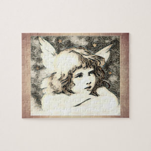 Vintage Cherub Angel Jigsaw Puzzle