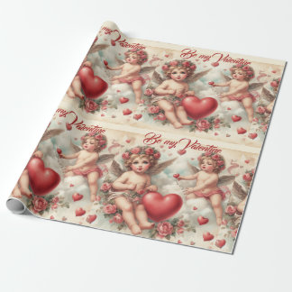 Vintage Cherub Angels Wrapping Paper