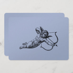 Vintage Cherub Cupid Love Invitation