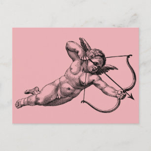 Vintage Cherub Cupid Love Postcard
