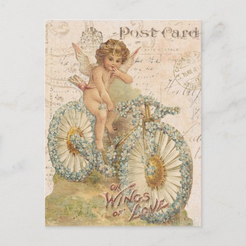 Vintage cherub Valentine postcard