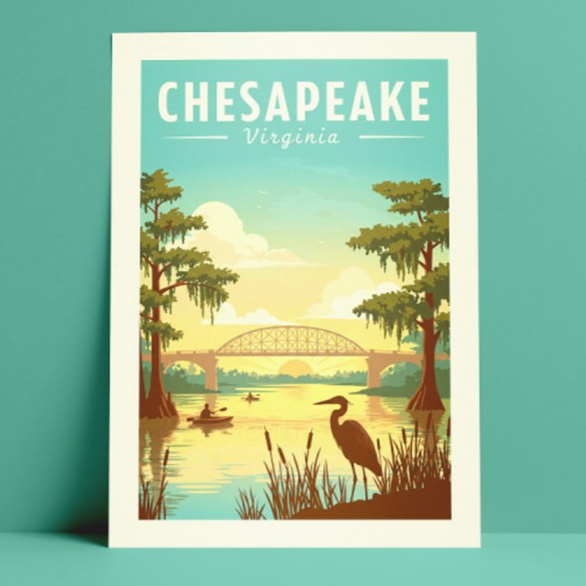 Vintage Chesapeake Virginia Postcard (Creator Uploaded)