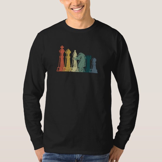 Vintage Chess Tee  Retro Chess Design - Chess (Front)