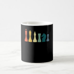 Vintage Chess Tee  Retro Chess Design - Chess Coffee Mug