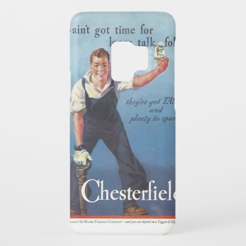 Vintage Chesterfield Cigarettes Advertisement Case_Mate Samsung Galaxy S9 Case