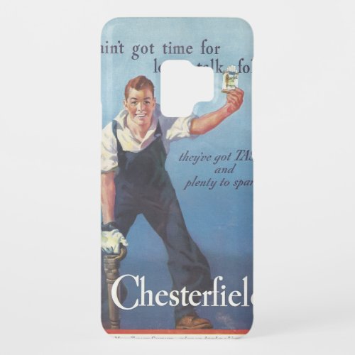 Vintage Chesterfield Cigarettes Advertisement Case_Mate Samsung Galaxy S9 Case