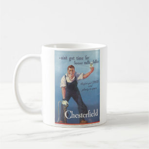 Vintage Chesterfield Cigarettes Advertisement Coffee Mug