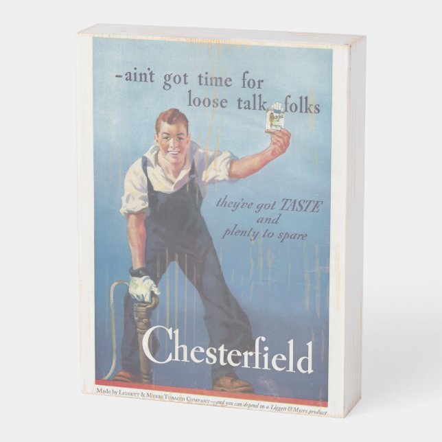 chesterfield cigarettes sign Tin (1950s) chesterfield cigarettes logo Amazon.com: Tinworld