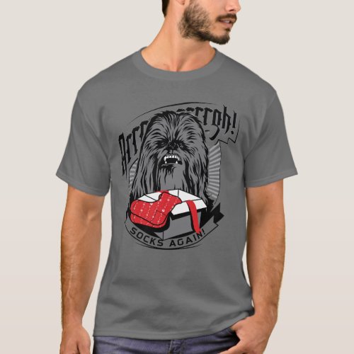 Vintage Chewbacca Opening Holiday Gift T_Shirt