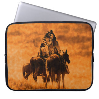 Vintage Cheyenne Warriors Laptop Computer Sleeve