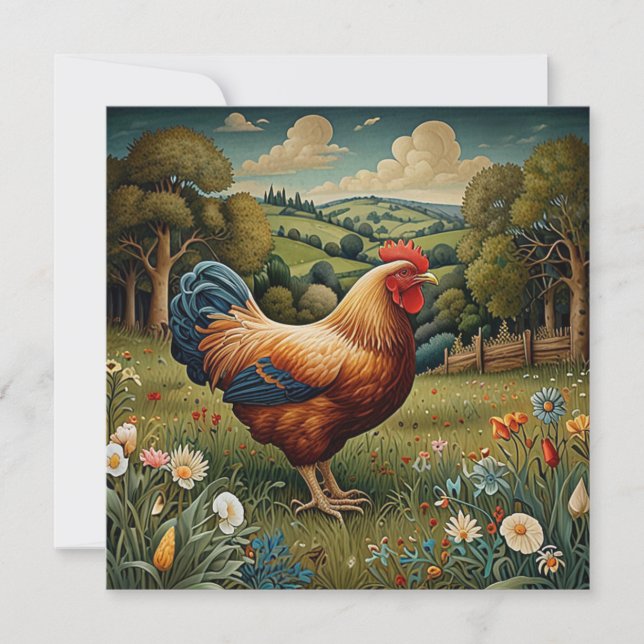 Vintage chic boho chicken pasture landscape (Front)