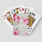 Vintage Chic Cottage Pink Rose Floral