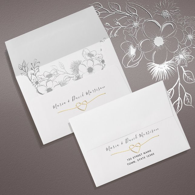 Vintage Chic Floral Wedding Envelope (Creator Uploaded)