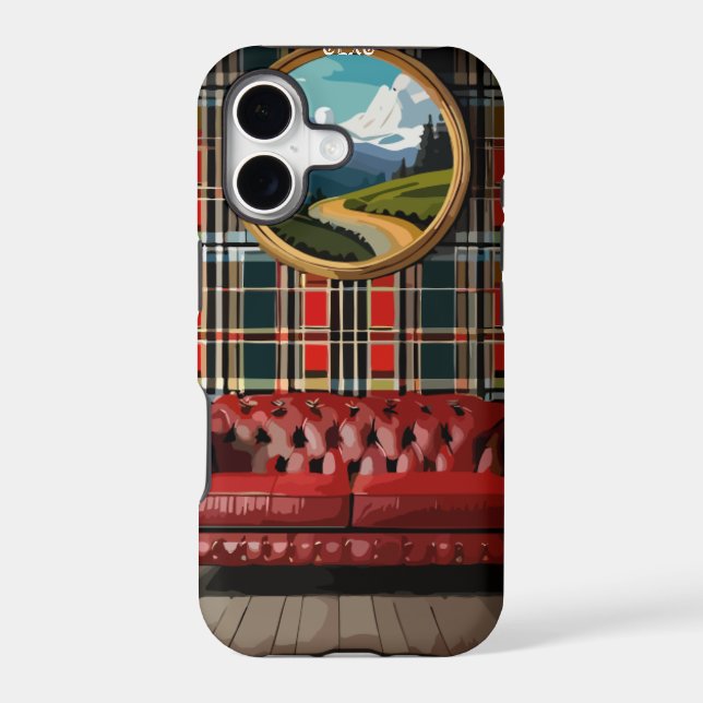 Vintage Chic Iphone Case (Back)