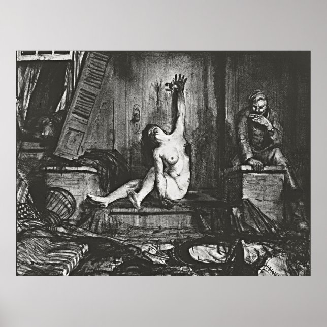 Vintage Chic: The Cigarette by Wesley Bellows Poster (Front)