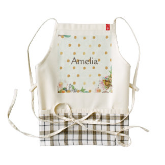 vintage,chic,victorian,collage,girly,modern,cute,m zazzle HEART apron