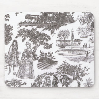 Vintage Chic Victorian Toile Mousepad