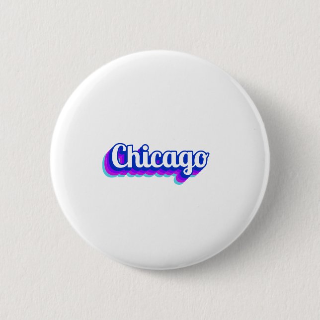 Vintage Chicago Button (Front)
