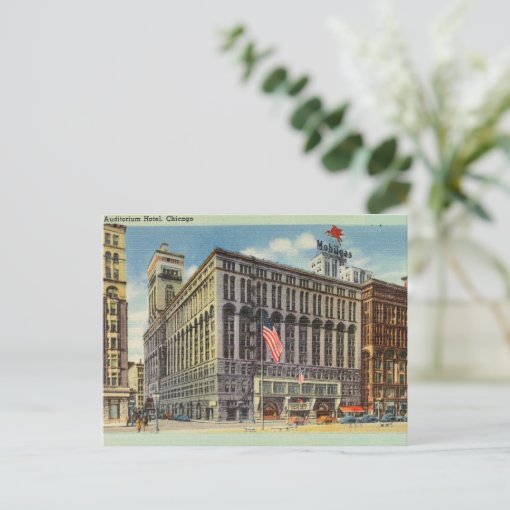 Vintage Chicago City Streets Postcard | Zazzle