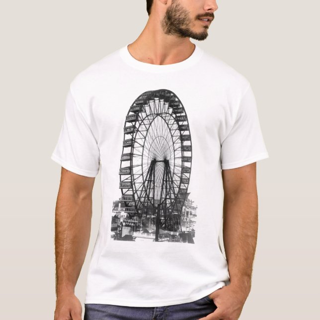 Vintage Chicago Ferris Wheel T-Shirt (Front)