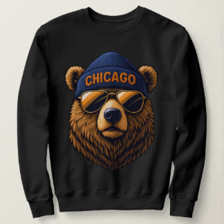 Vintage Chicago Football, Trendy Fan Gifts, Game D Sweatshirt