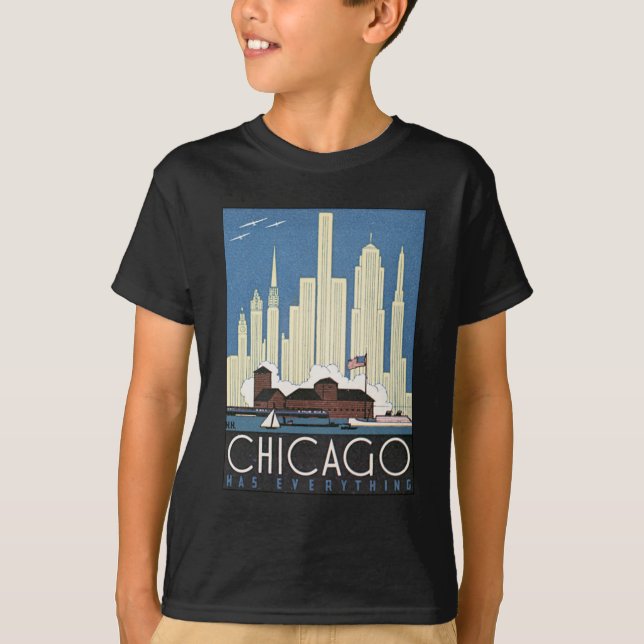 Vintage Chicago Illinois T-Shirt (Front)