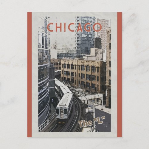 Vintage Chicago Illinois Travel Postcard