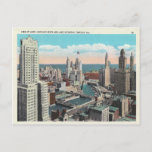 Vintage Chicago Loop Skyline Postcard at Zazzle