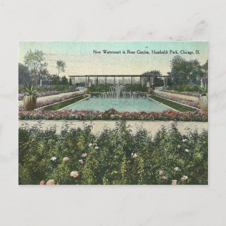 Vintage Chicago Park Postcard