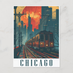 Vintage Chicago Postcard