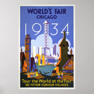 Vintage Chicago Poster