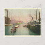 Vintage Chicago River Postcard at Zazzle