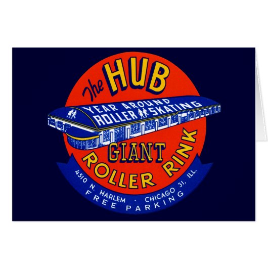 Vintage Chicago Roller Rink (Front Horizontal)