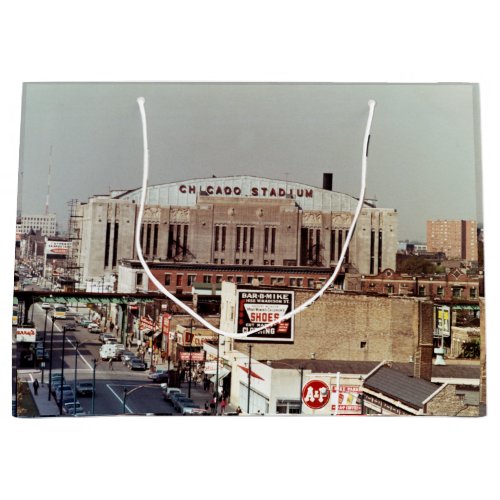 Vintage Chicago Stadium Rock Concert Venue 1968 Large Gift Bag