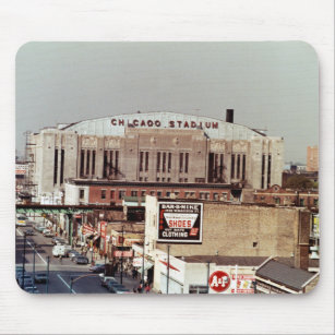 Vintage Chicago Stadium Rock Concert Venue 1968 Mouse Pad