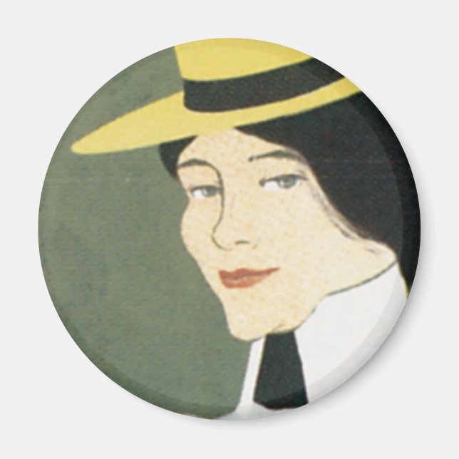 Vintage Chicago Tennis Poster Magnet (Front)