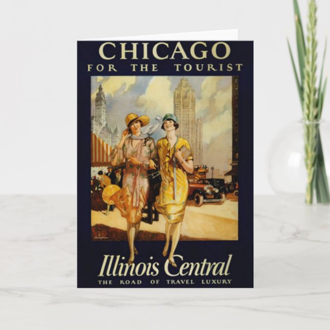 Vintage Chicago, USA - Card (Front)