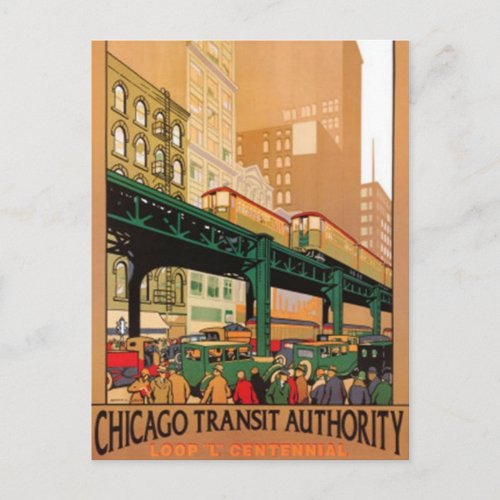 Vintage Chicago USA _ Postcard