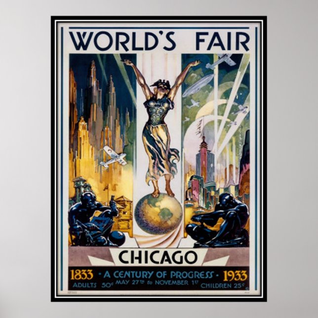 Vintage Chicago, USA - Poster (Front)