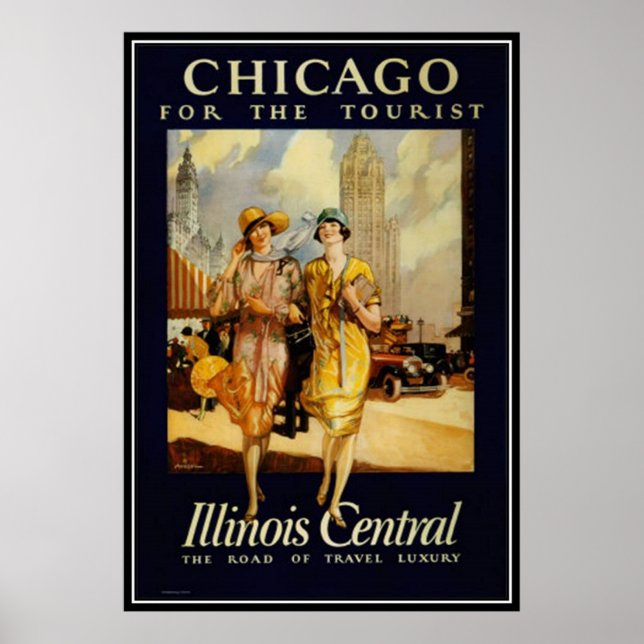 Vintage Chicago, USA - Poster (Front)