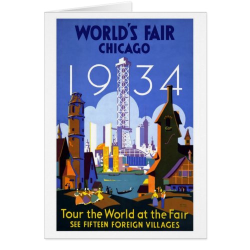 Vintage Chicago Worlds Fair 1934 Ad