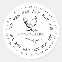 Egg Carton Stickers | Print Custom Stickers | Zazzle