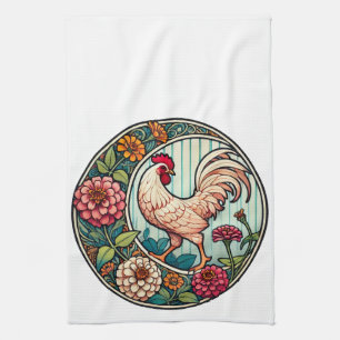 Vintage Chicken Kitchen Towel